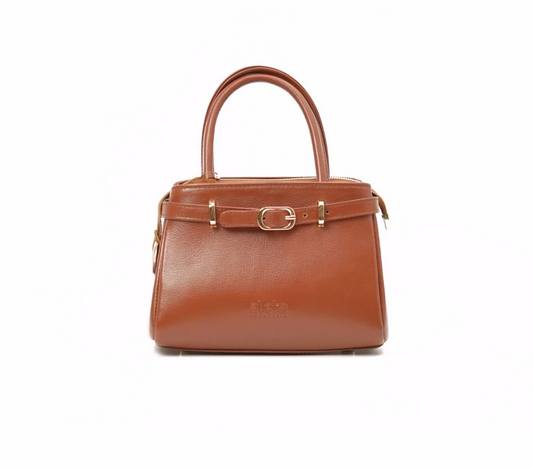 Giselle Belted Leather Mini Tote