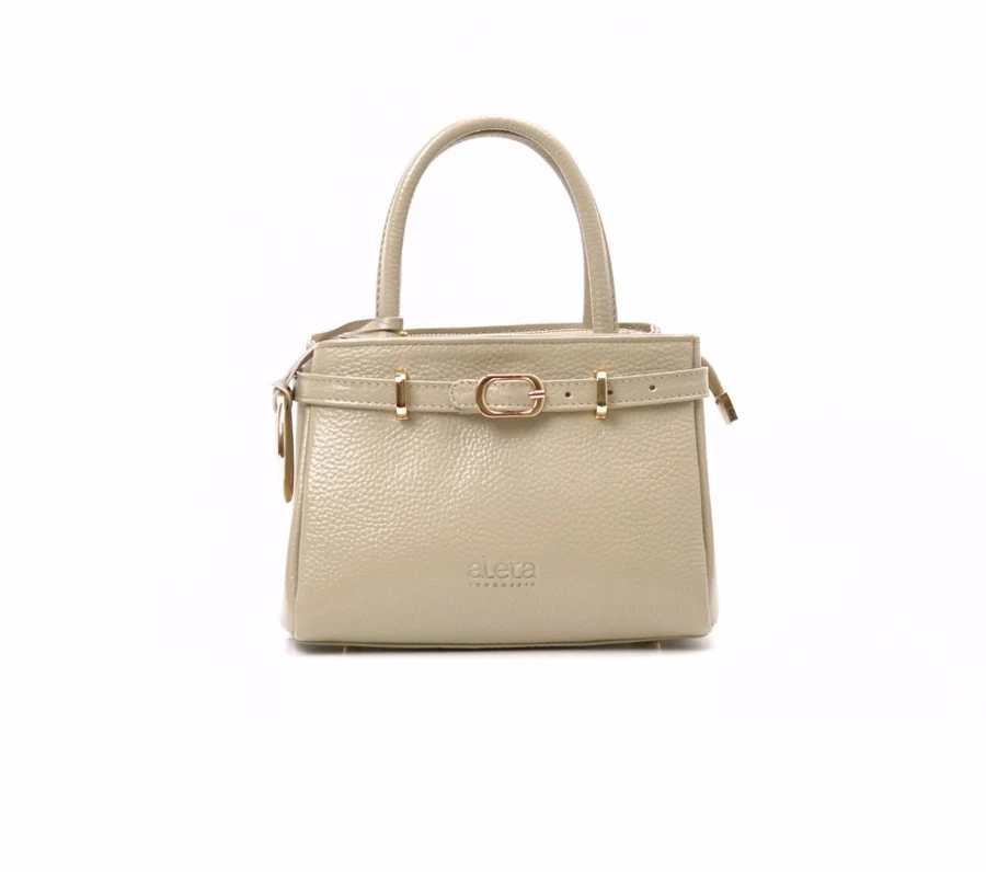 Giselle Belted Leather Mini Tote