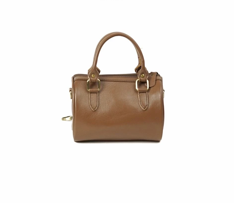 Velin Leather Boston Bag