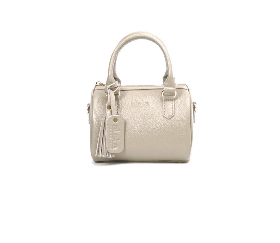 Velin Leather Boston Bag