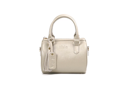 Velin Leather Boston Bag