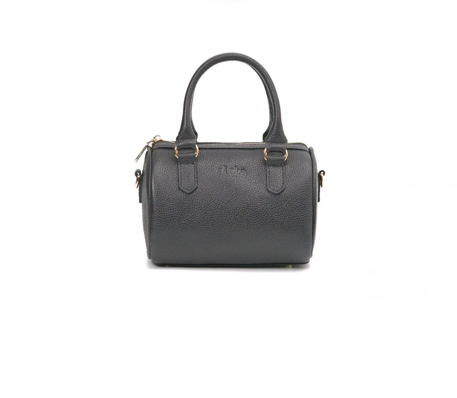 Velin Leather Boston Bag