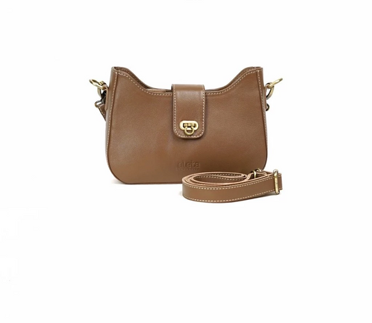 Mika Convertible Leather Shoulder Bag