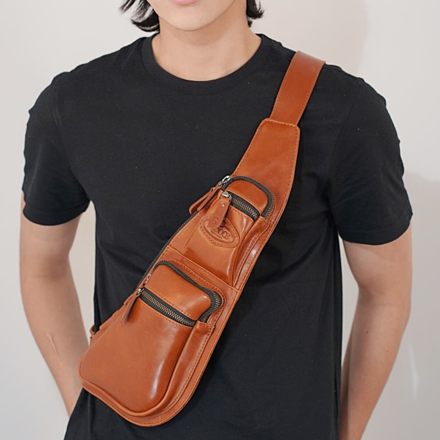 Leather Crossbody Sling Bag Rein