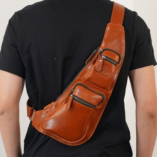 Leather Crossbody Sling Bag Rein