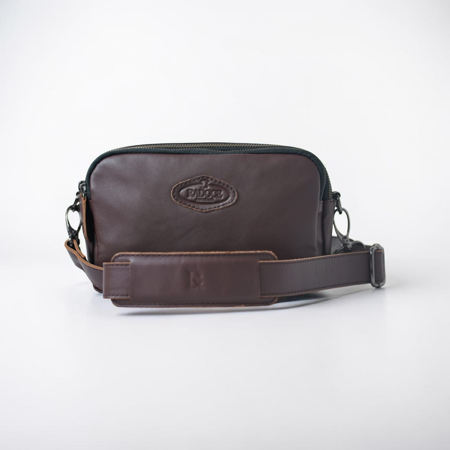 Canna European Leather Triple Compartment Crossbody