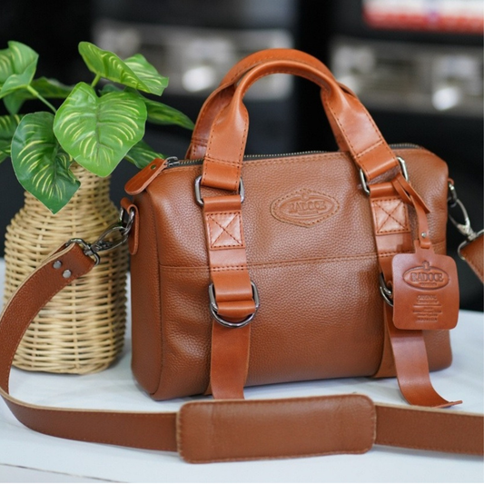 Soren Leather Mini Duffle Crossbody