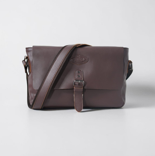 Canopus European Leather Messenger Bag