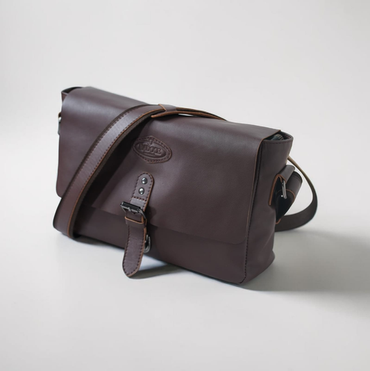 Canopus European Leather Messenger Bag