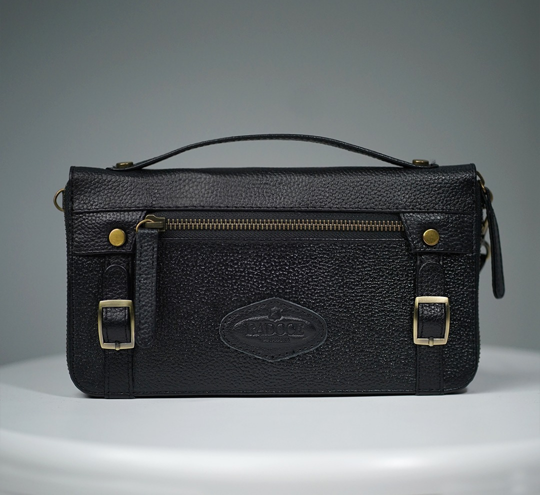 Genix Pebbled Leather Organiser Wallet