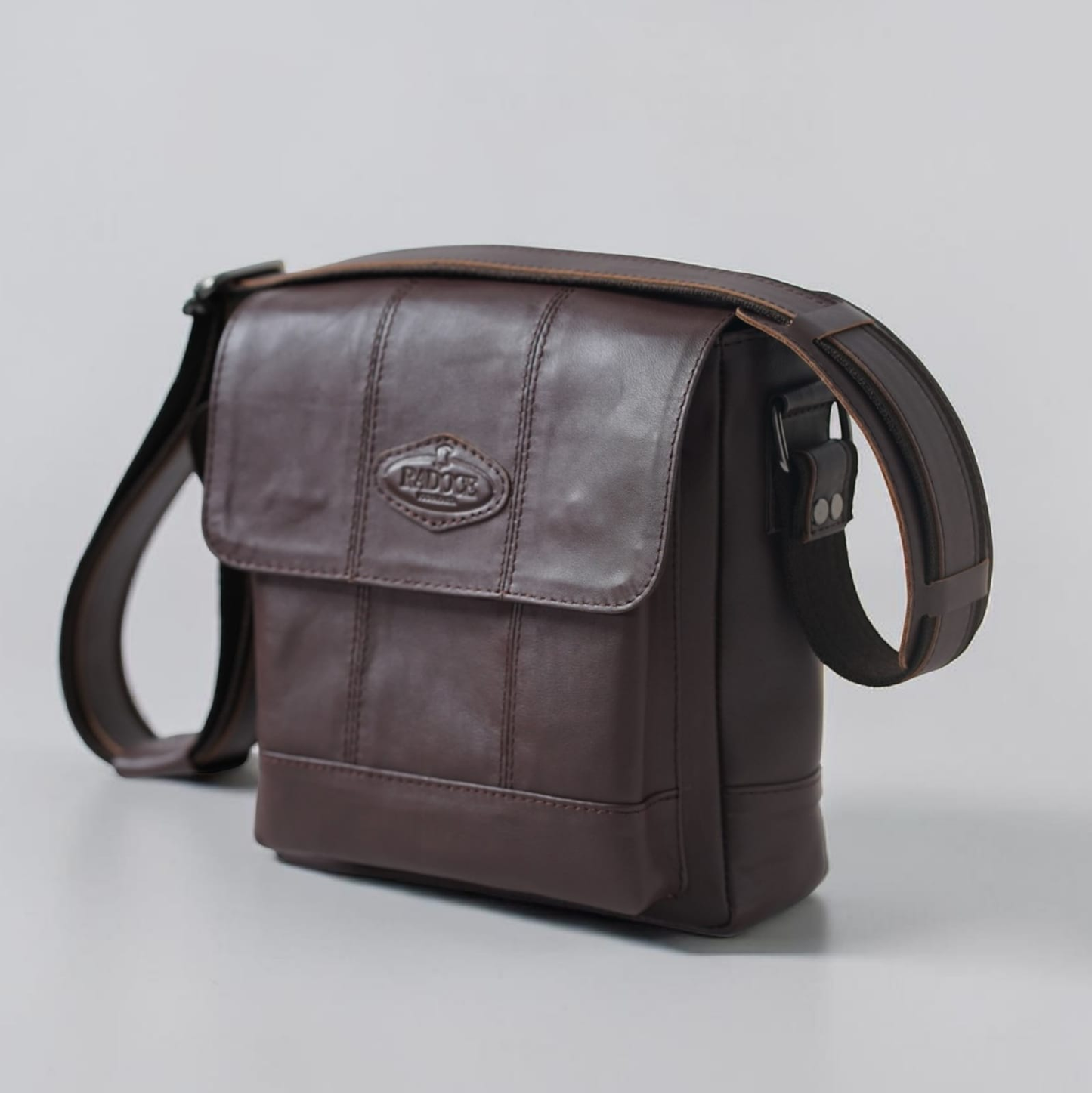 Nebula European Leather Courier Crossbody