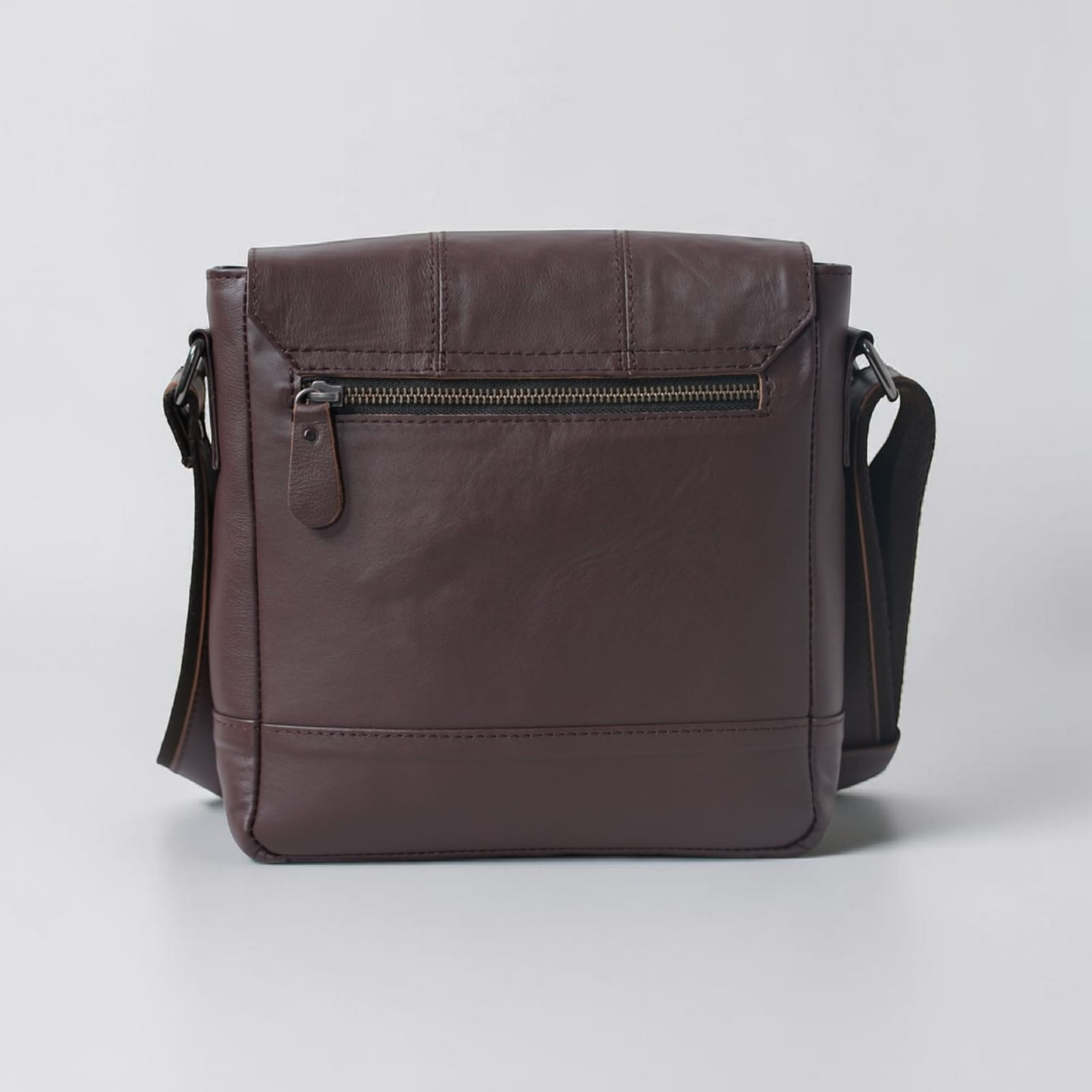 Nebula European Leather Courier Crossbody