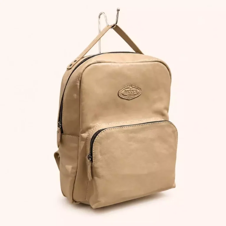 Ezzel Utility Leather Laptop Backpack