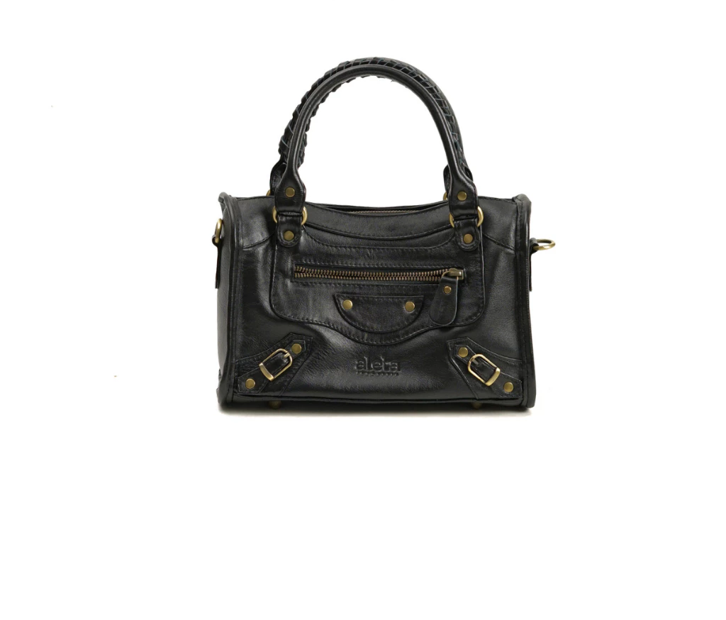 Janeth Leather Edge Crossbody