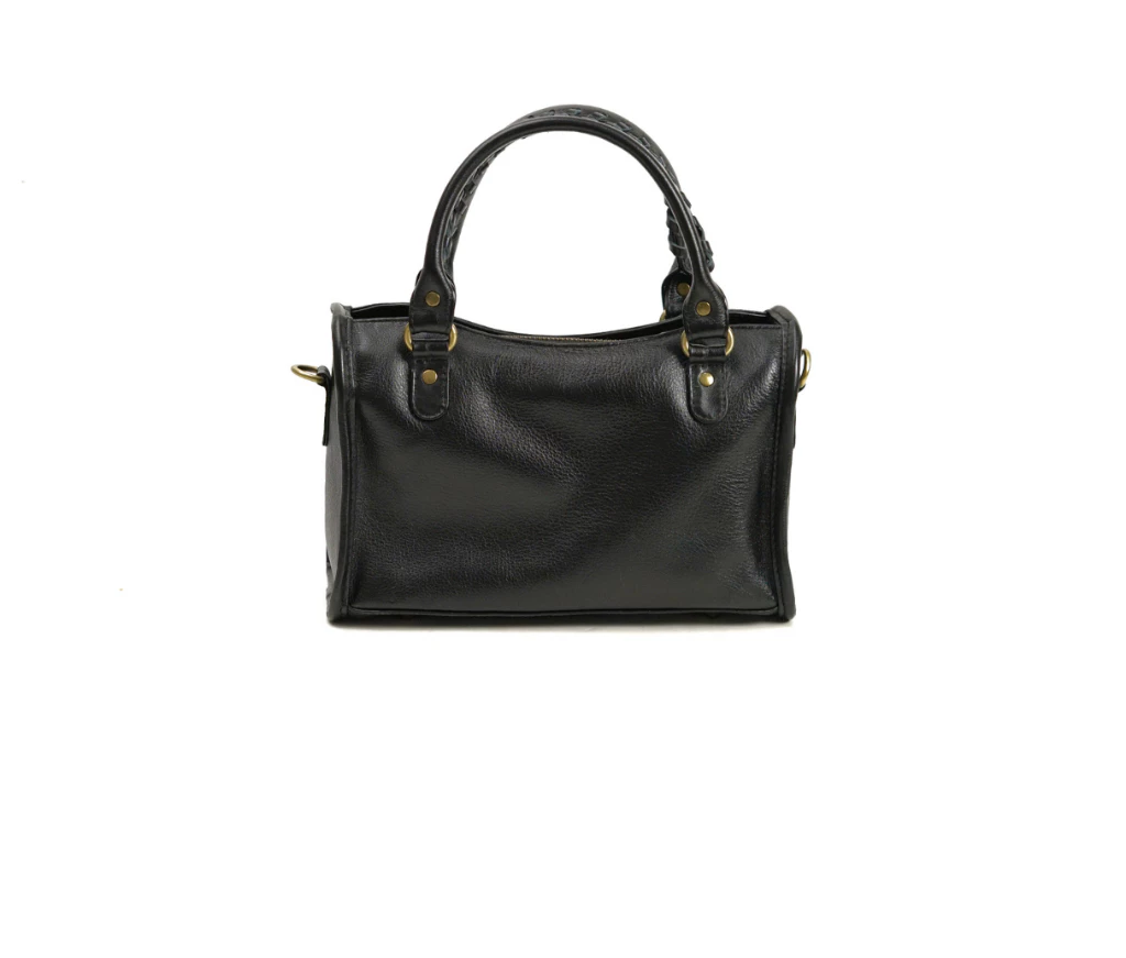 Janeth Leather Edge Crossbody