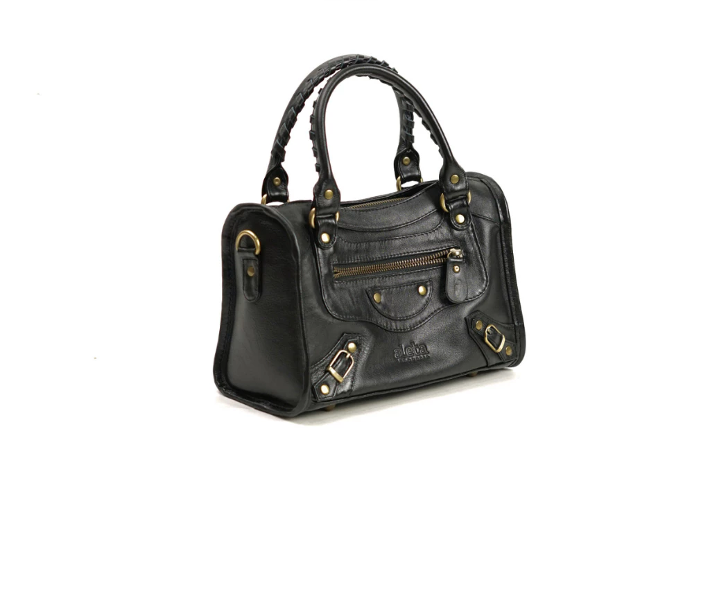 Janeth Leather Edge Crossbody