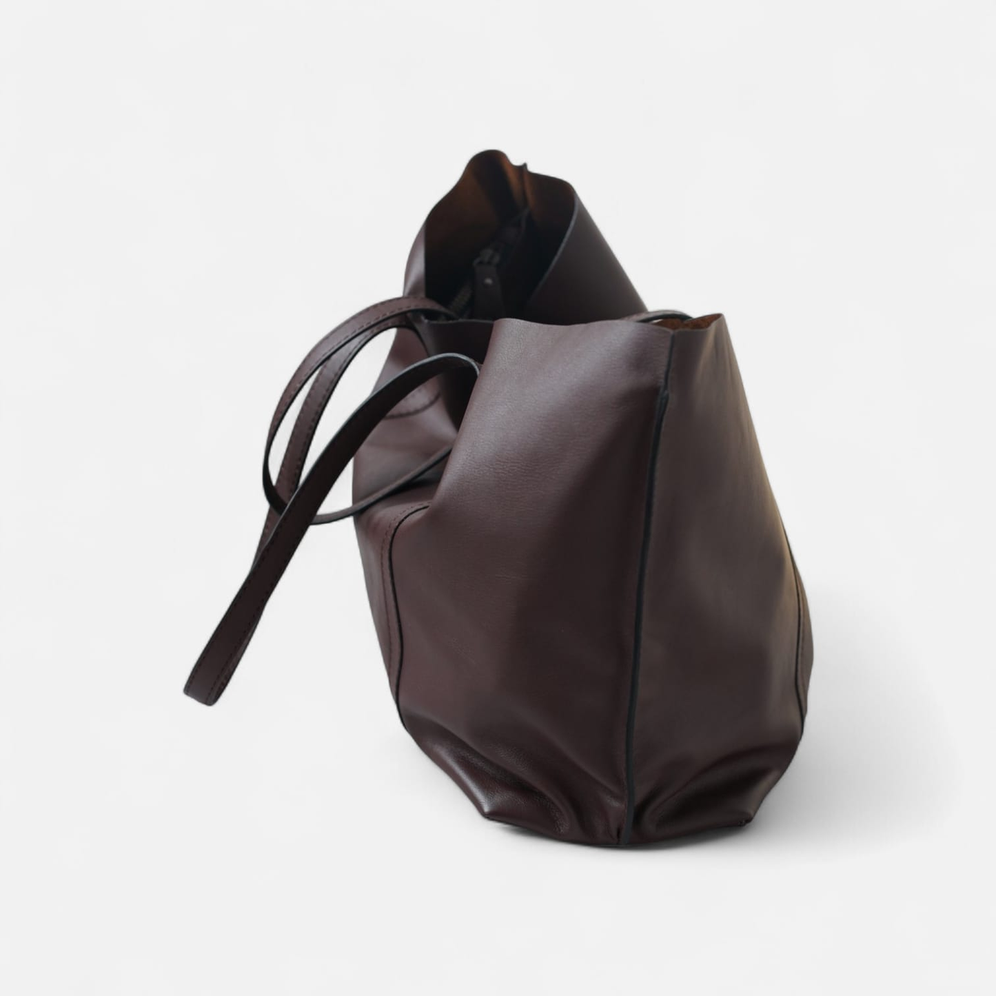 La Vella European Leather Carryall Tote