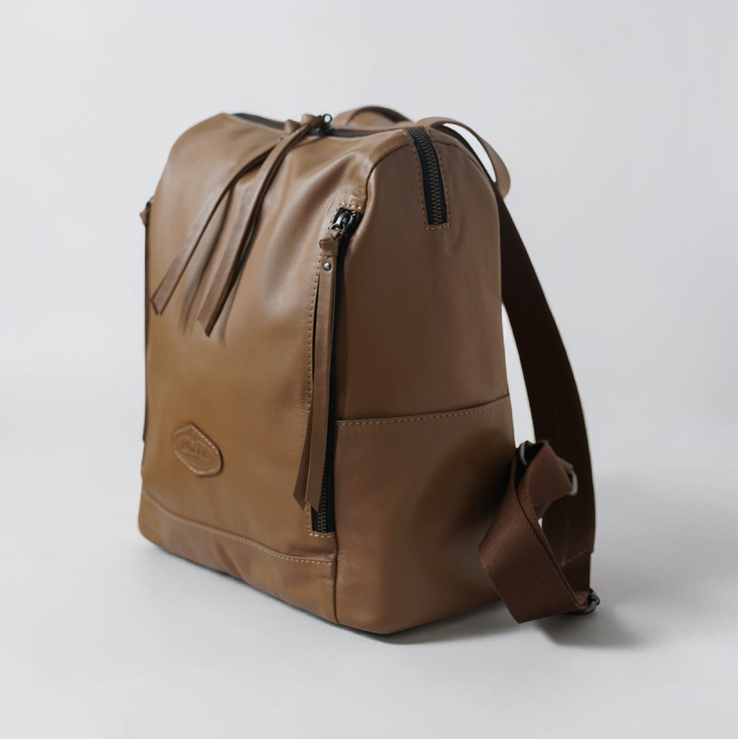 Beatrix European Leather Commuter Backpack