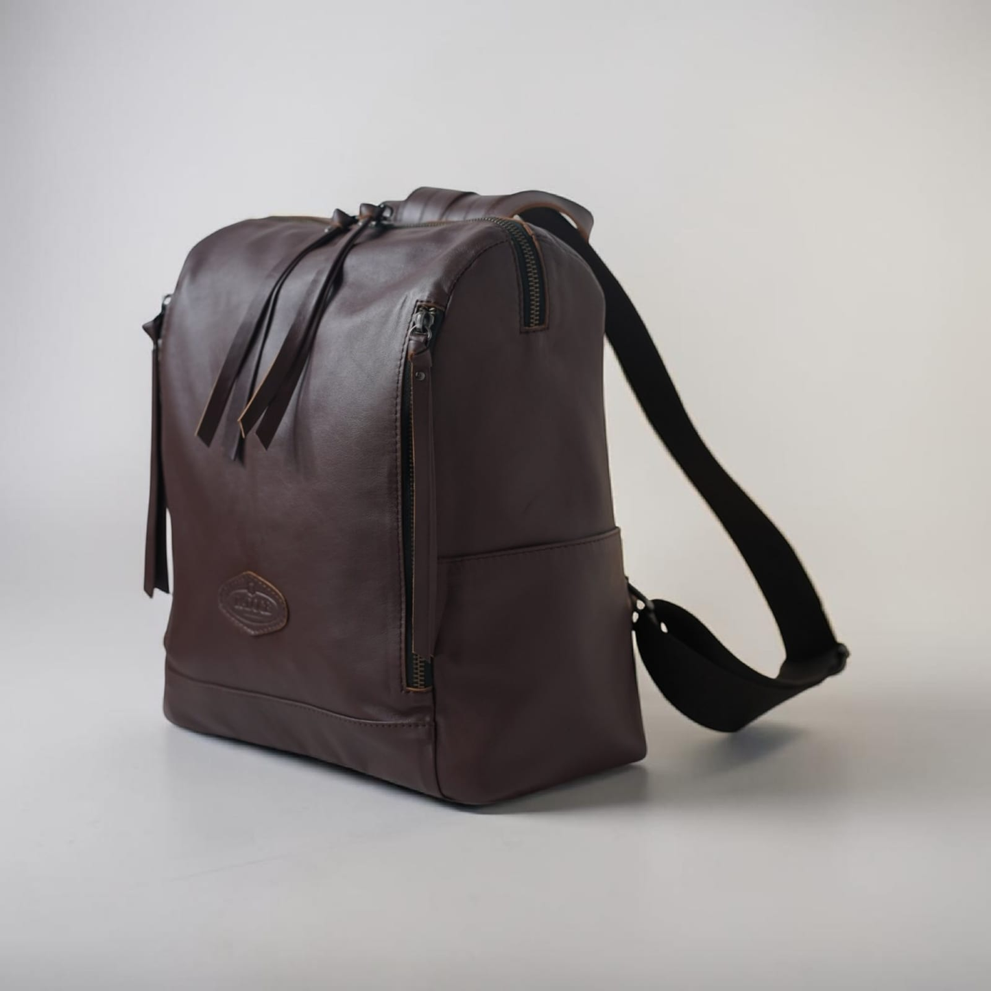Beatrix European Leather Commuter Backpack