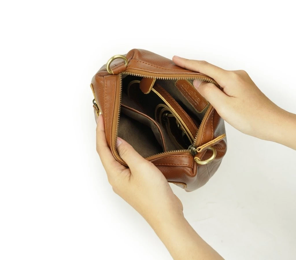 Mini Arimbi Leather Crossbody Bag