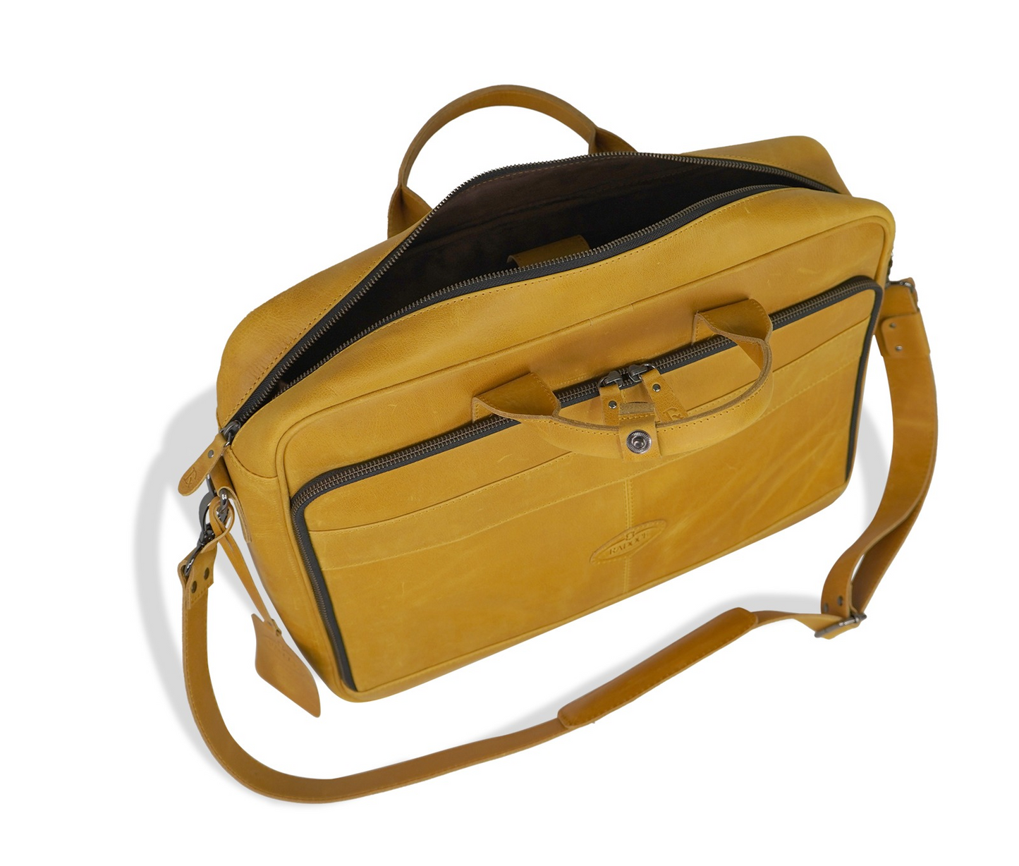 Leppy Leather Laptop Commuter Briefcase