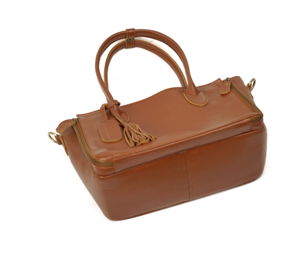 Alea Leather Structured Tote Bag