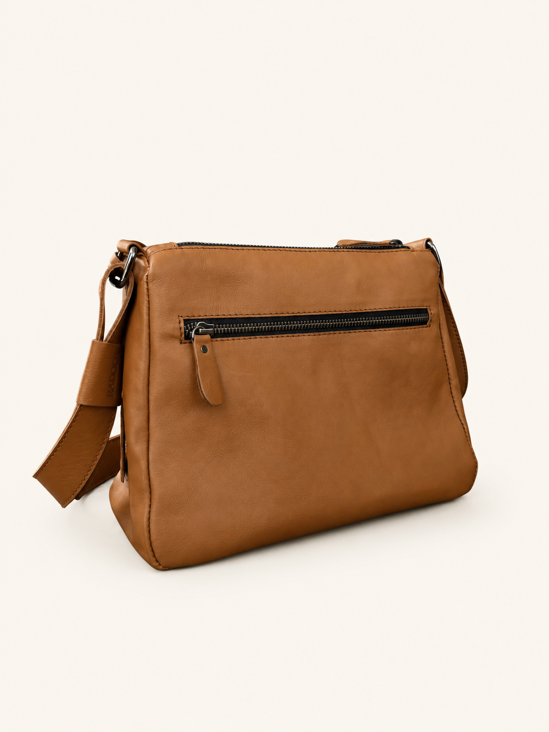 Adelia Multi-Zip Leather Crossbody Bag